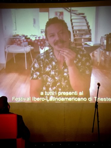 Il video saluto di Jacobo del Castillo che ha ricevuto la Menzione Speciale della sezione Contemporanea Concorso per "El film justifica los medios"
